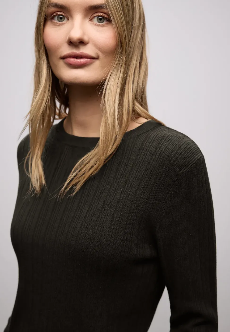 Pullover mit Rippstruktur