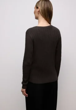 Pullover mit Rippstruktur