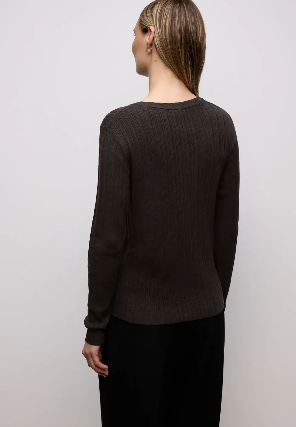 Pullover mit Rippstruktur