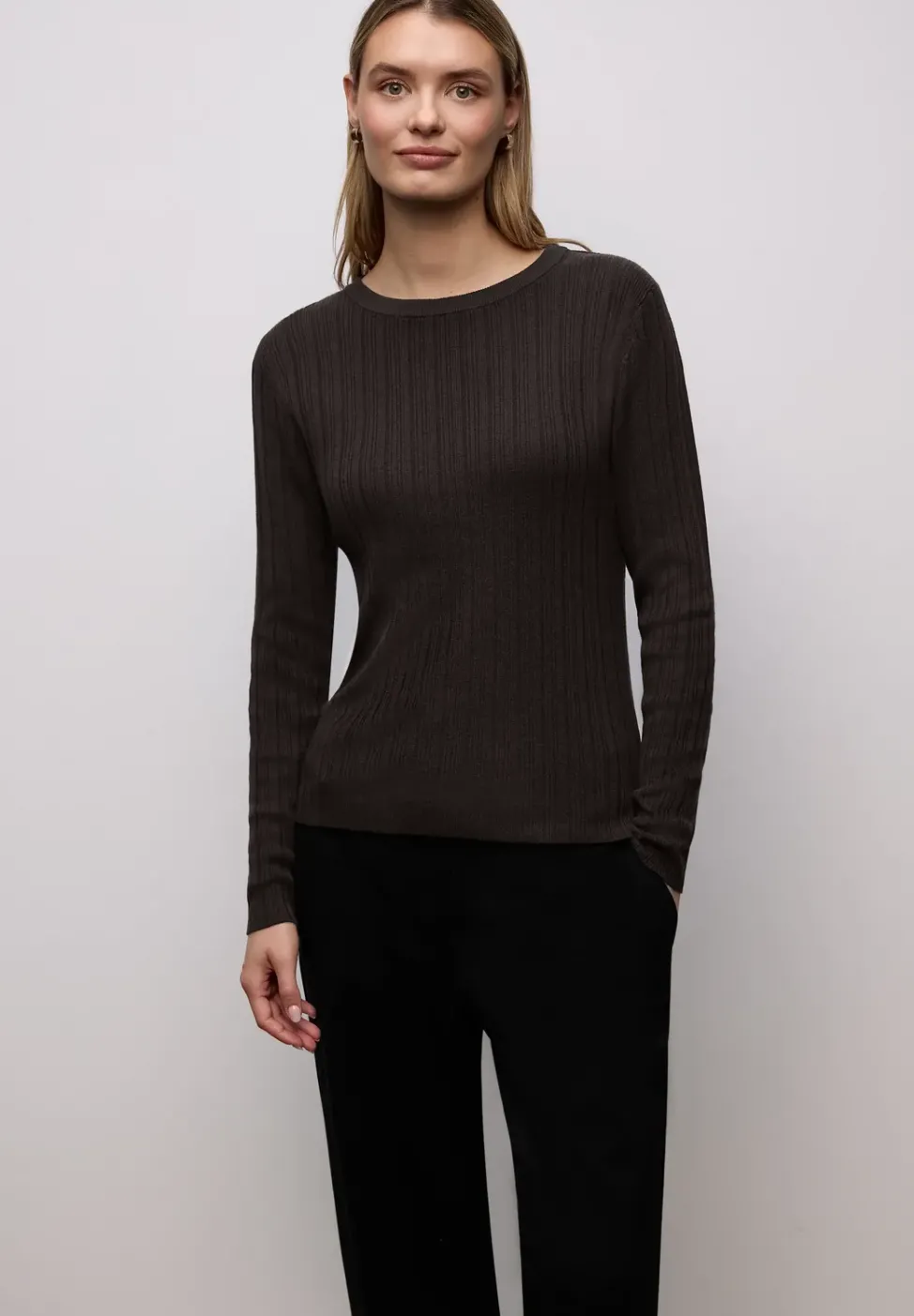 Pullover mit Rippstruktur
