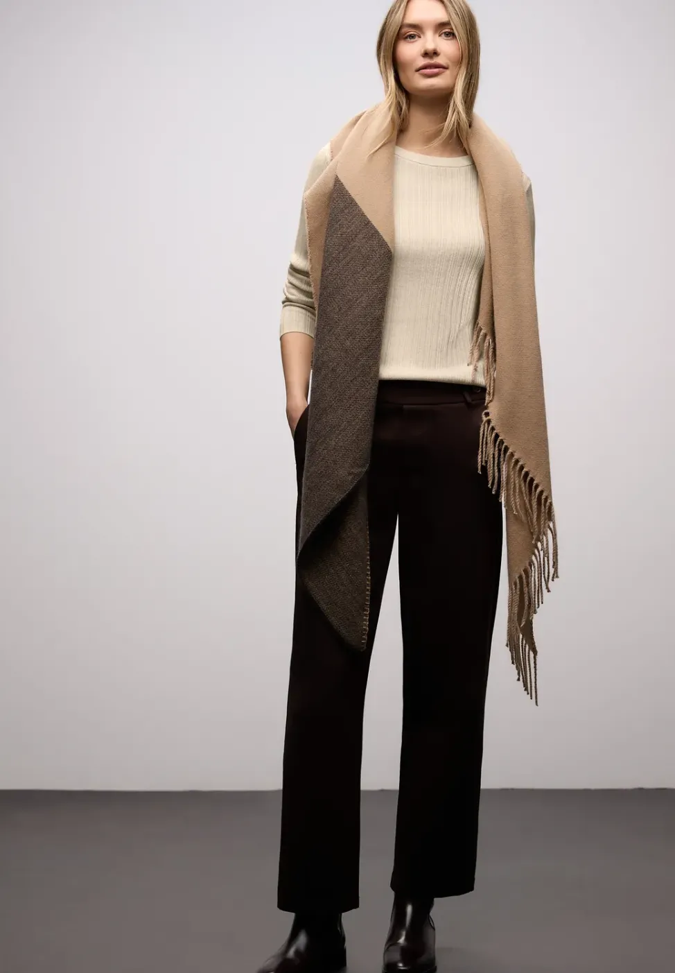 Pullover mit Rippstruktur