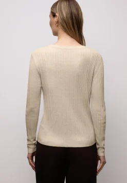 Pullover mit Rippstruktur