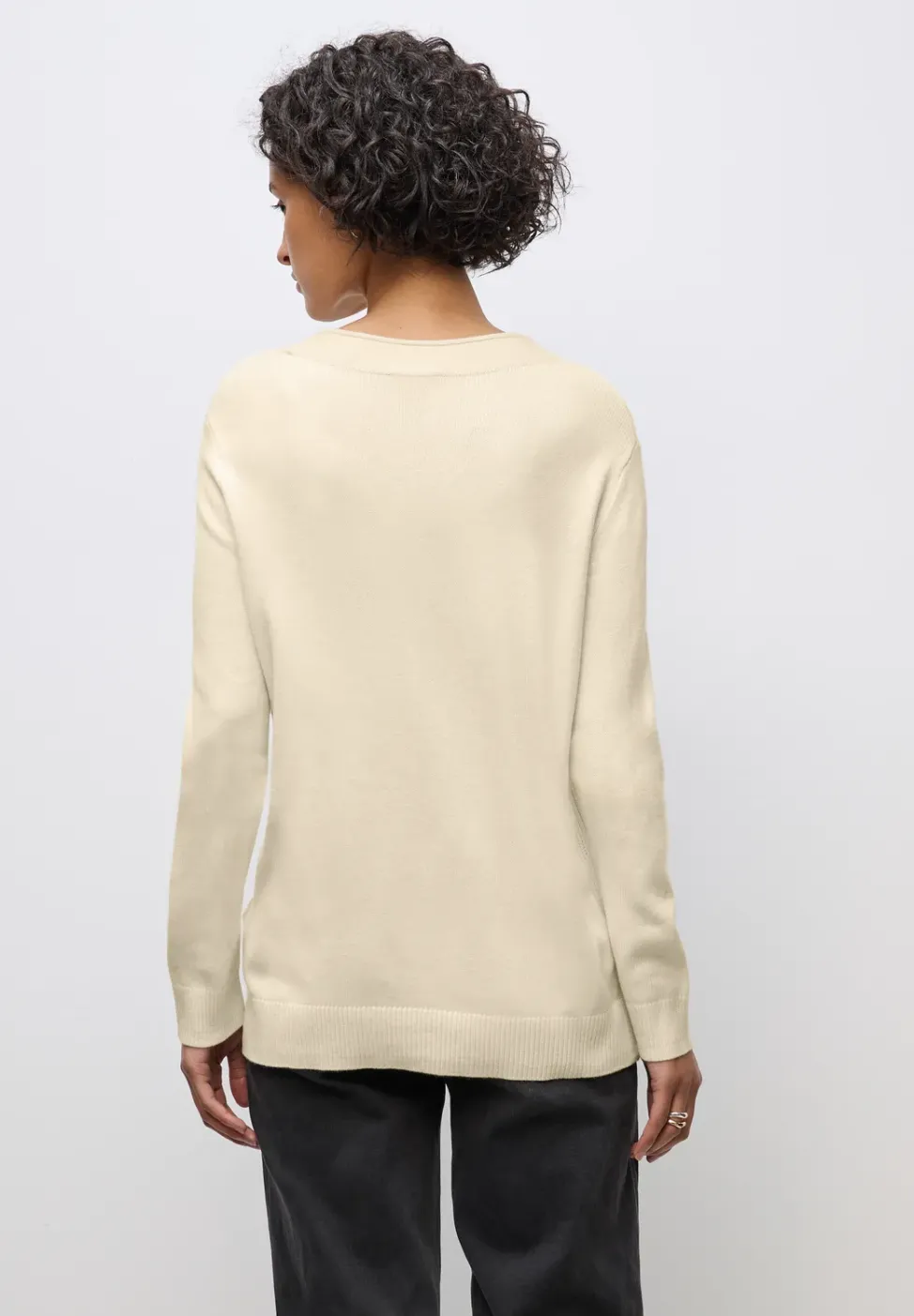 Pullover mit Rollkante