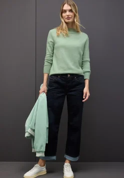 Pullover mit Rollkante