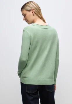 Pullover mit Rollkante