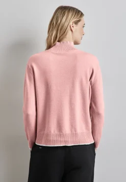 Pullover mit Stehkragen