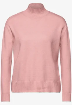 Pullover mit Stehkragen