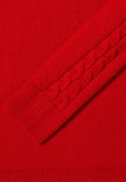 Pullover mit Strickdetail