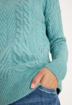 Pullover mit Strickmuster