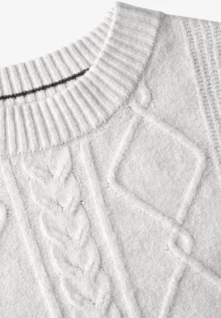 Pullover mit Strickmuster