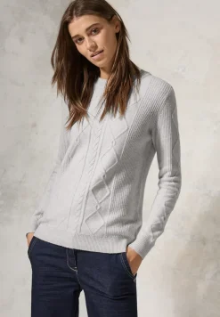 Pullover mit Strickmuster