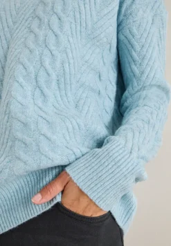 Pullover mit Strickmuster