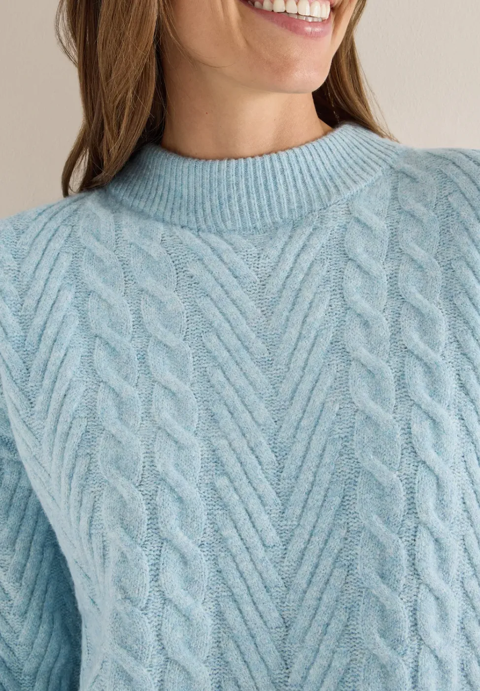 Pullover mit Strickmuster