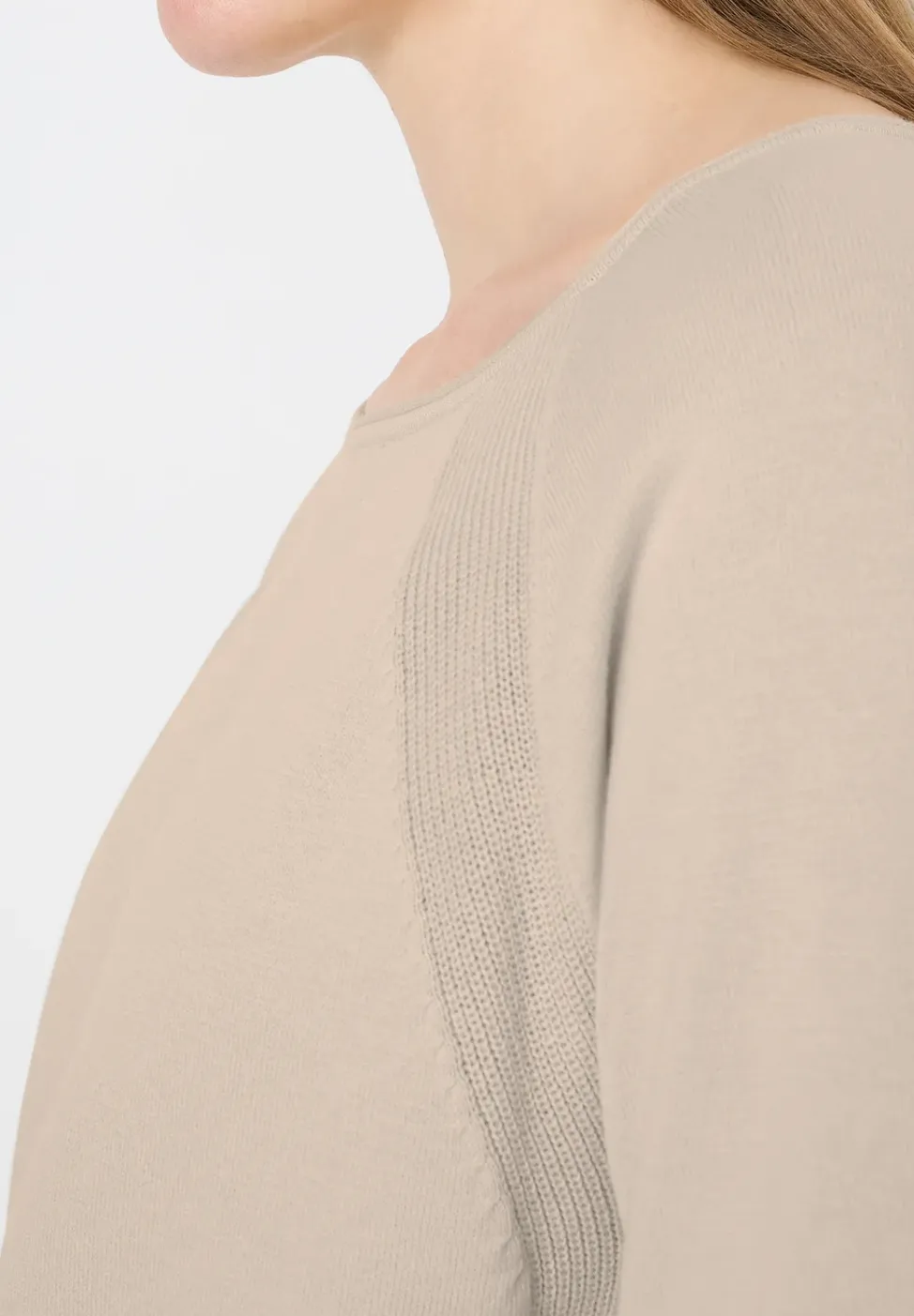 Pullover mit Strukturdetail