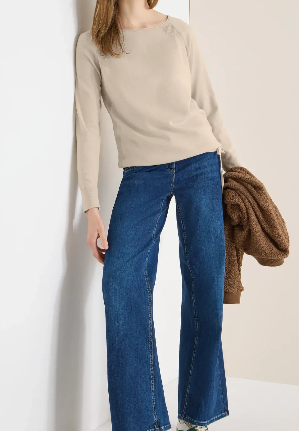 Pullover mit Strukturdetail