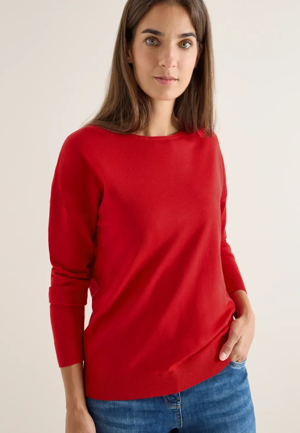 Pullover mit Strukturdetail