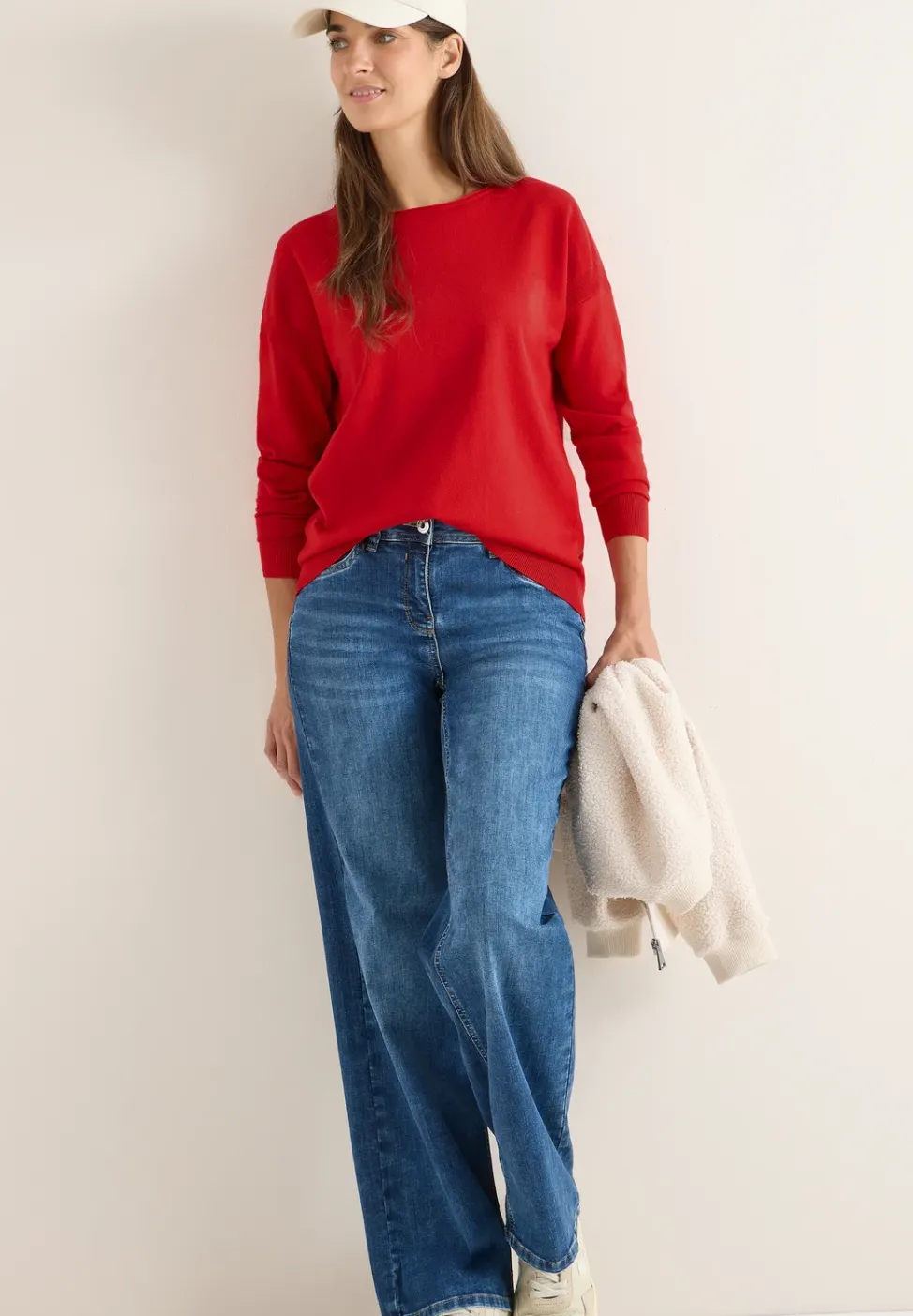 Pullover mit Strukturdetail