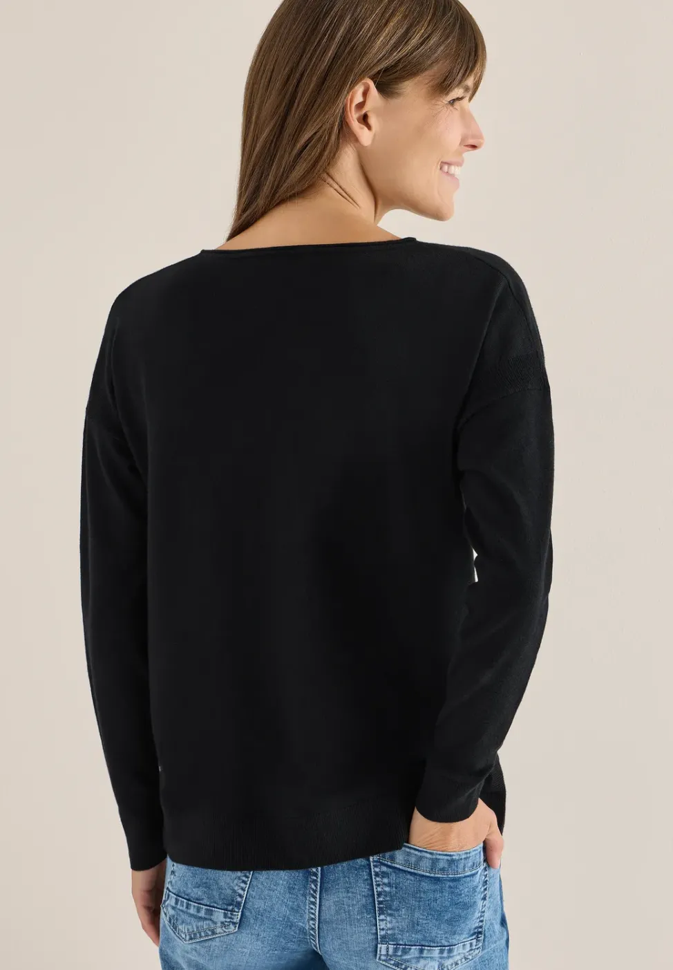 Pullover mit Strukturdetail