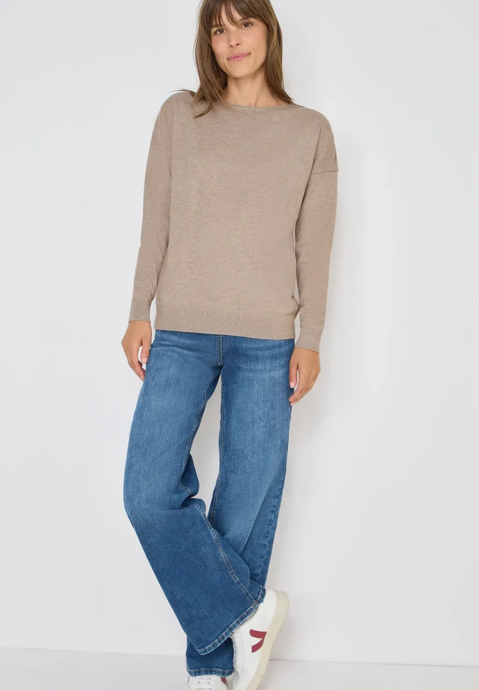 Pullover mit Strukturdetail