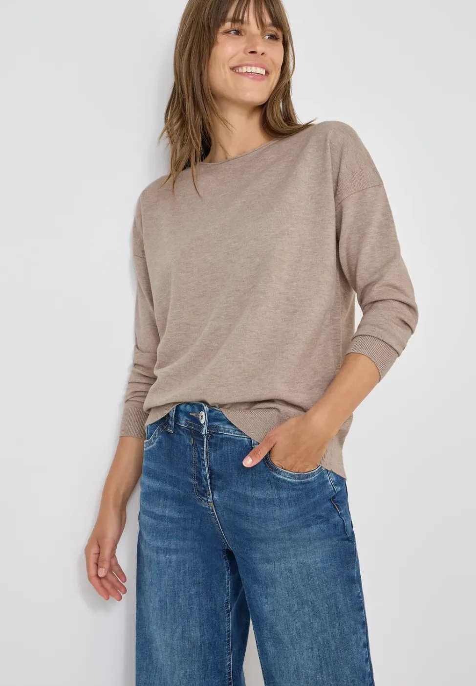 Pullover mit Strukturdetail