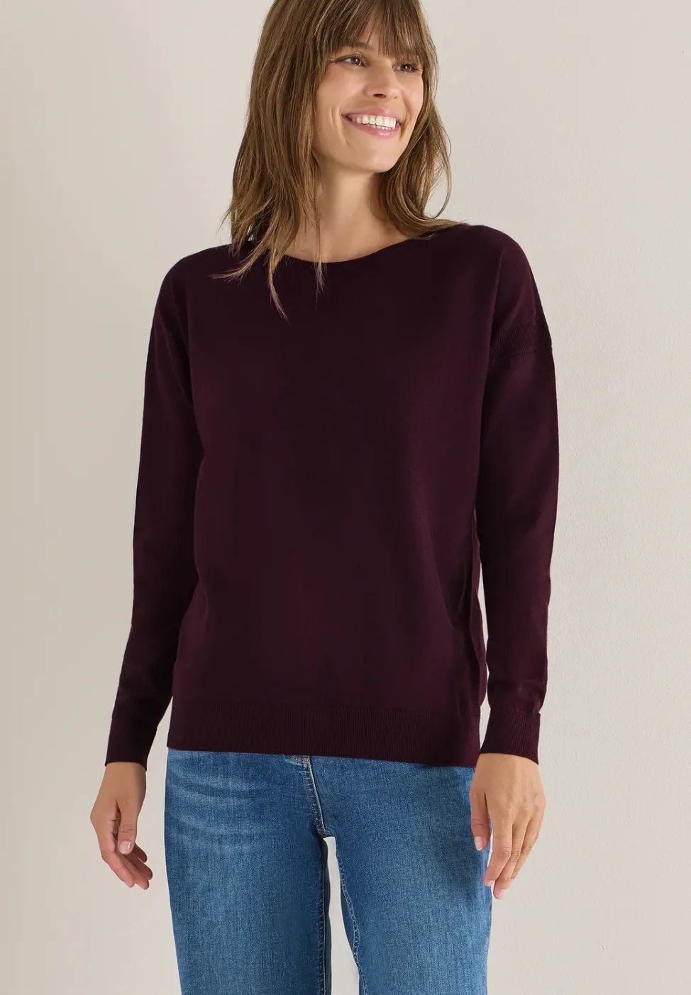Pullover mit Strukturdetail