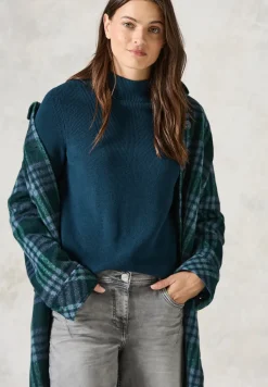 Pullover mit Strukturmix