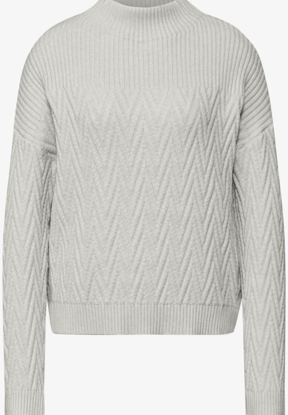 Pullover mit Strukturmix