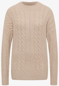 Pullover mit Zopfmuster