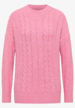 Pullover mit Zopfmuster