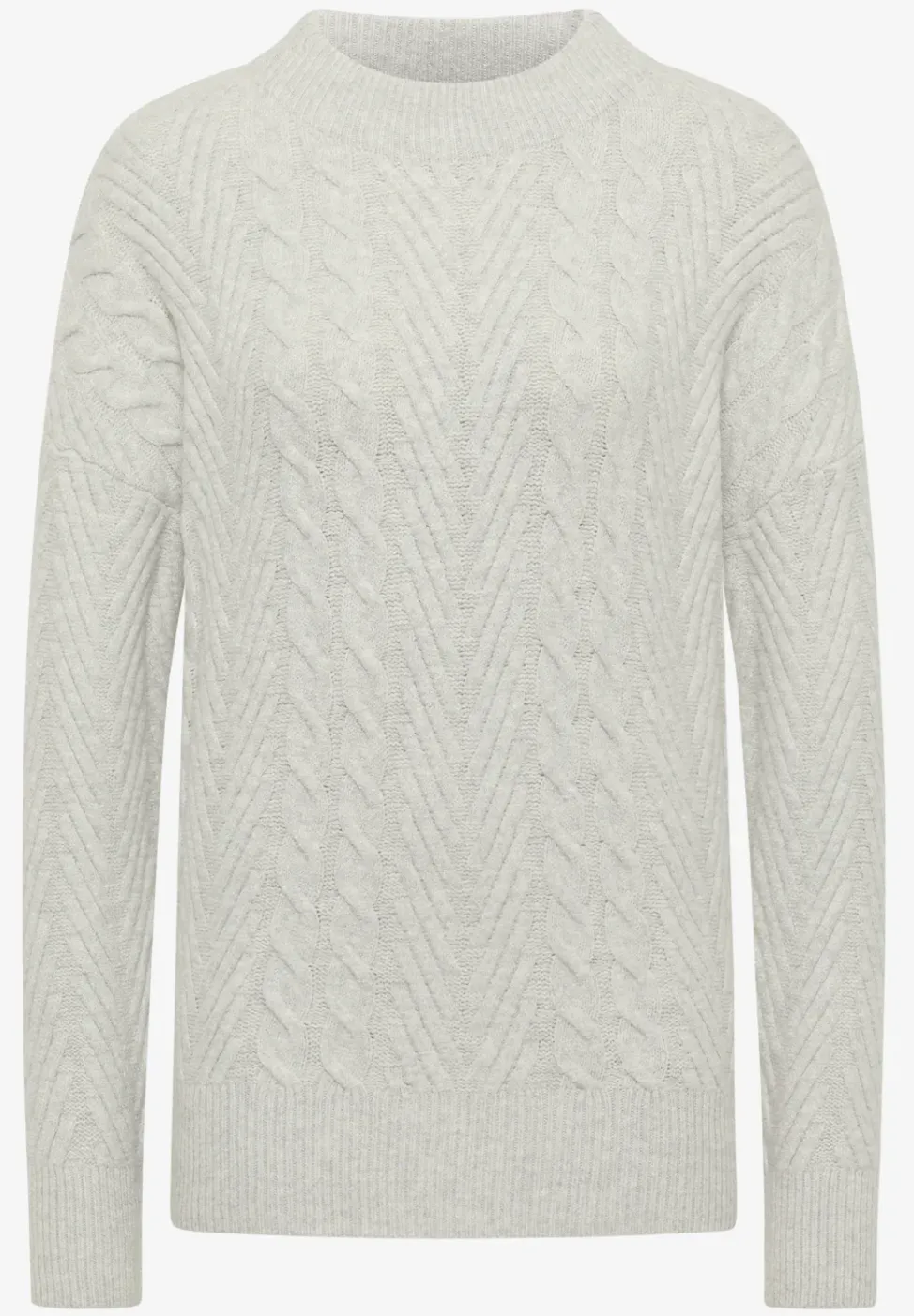 Pullover mit Zopfmuster