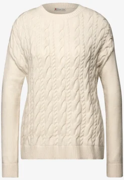 Pullover mit Zopfmuster