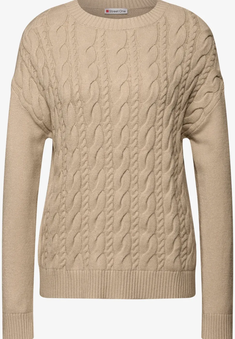 Pullover mit Zopfmuster