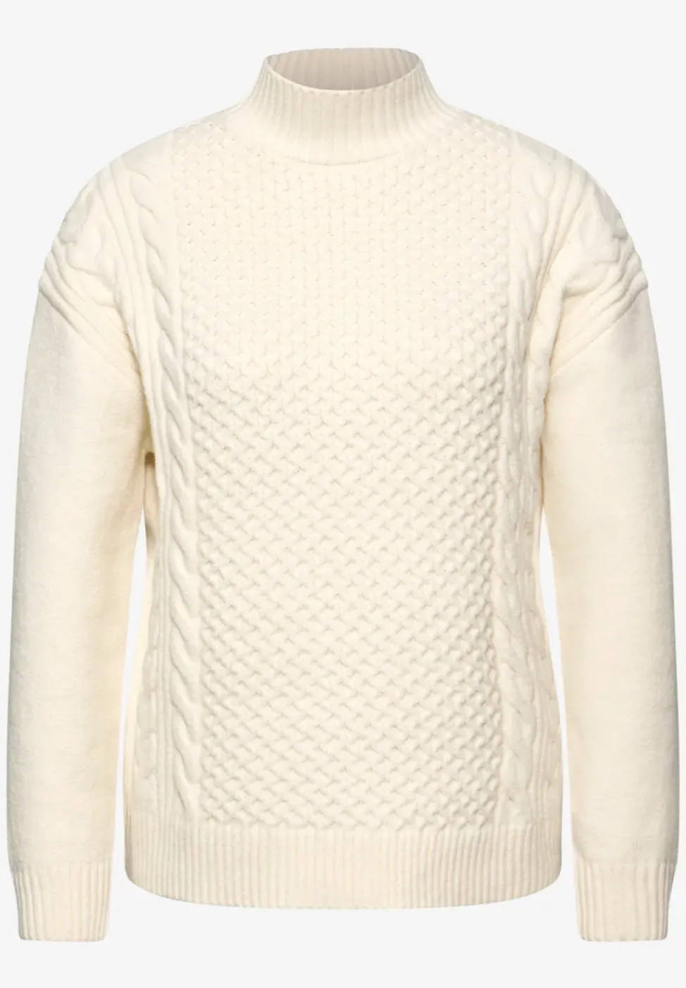 Pullover mit Zopfmuster