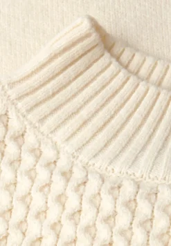 Pullover mit Zopfmuster