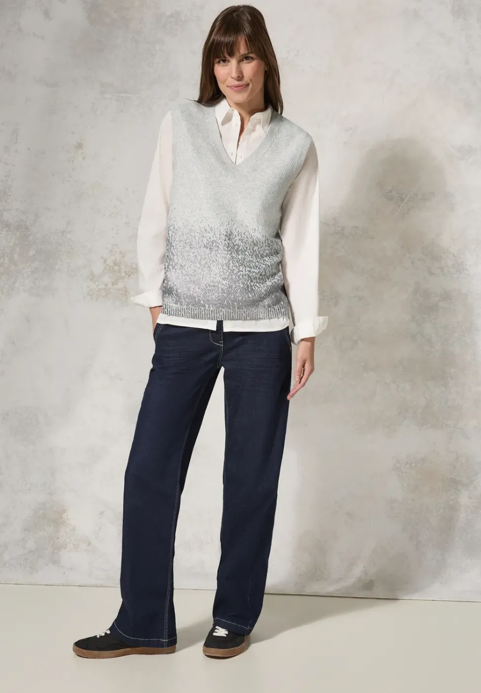 Pullunder mit Folien-Print