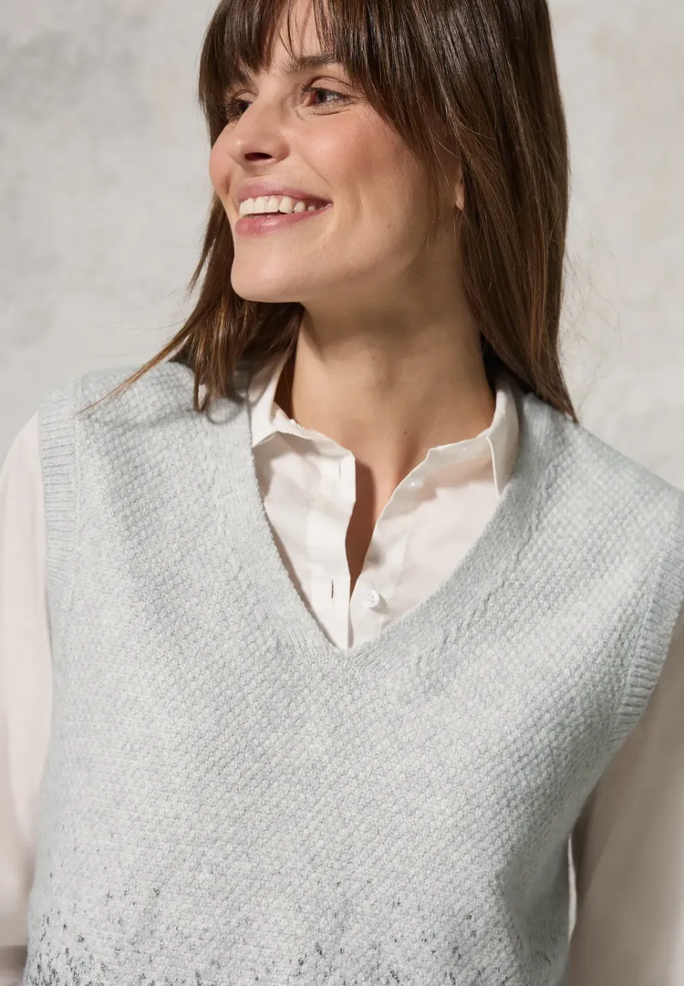 Pullunder mit Folien-Print