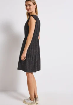 Puzzle Print Tunika-Kleid