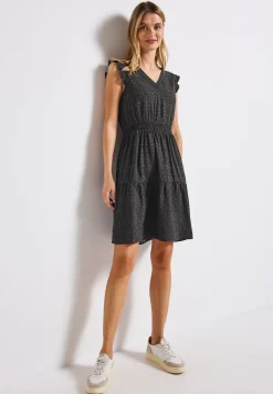 Puzzle Print Tunika-Kleid
