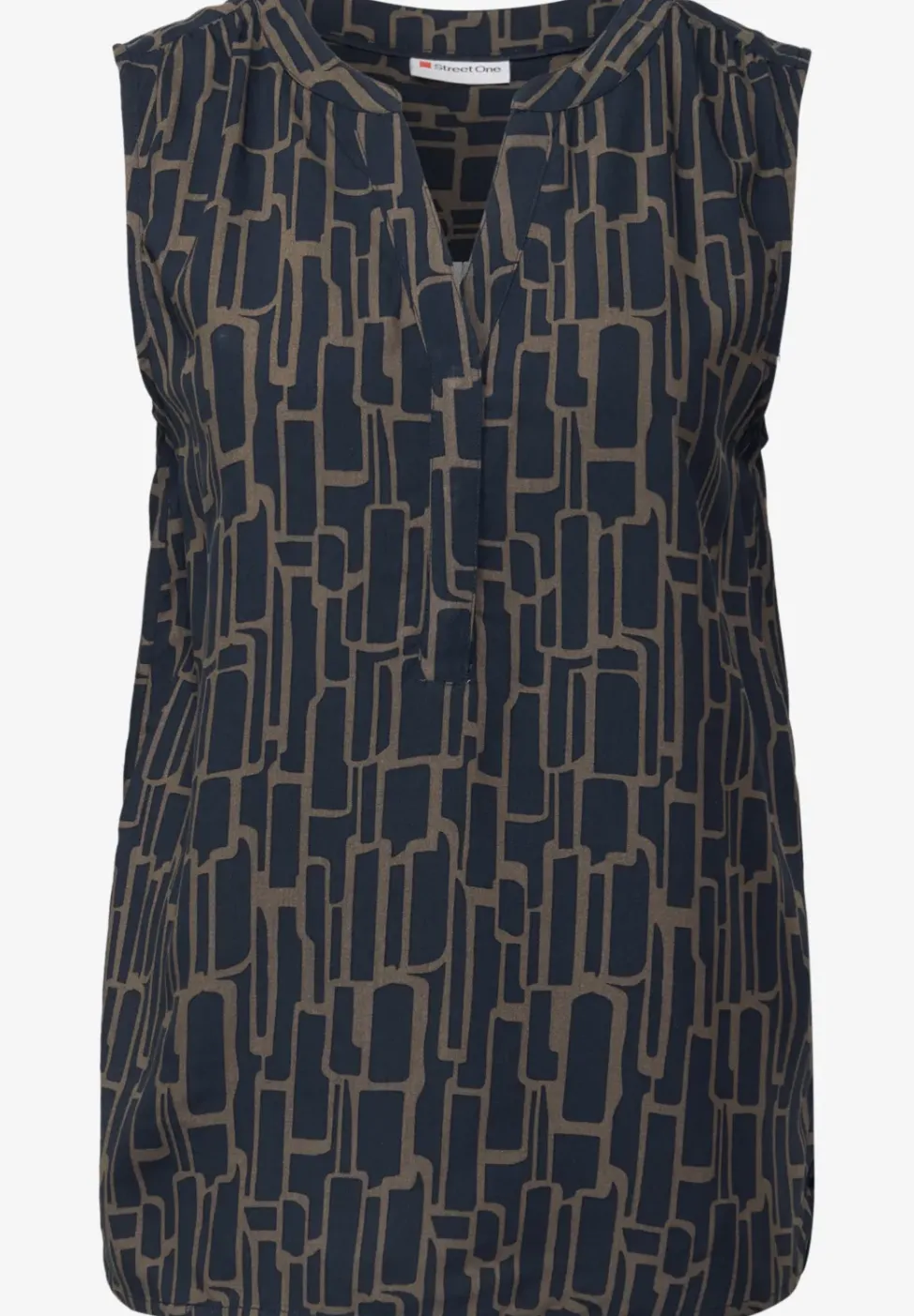 Puzzle Print Blusentop