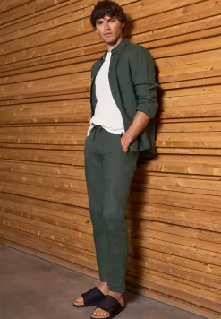 Relaxed Fit Leinenchino