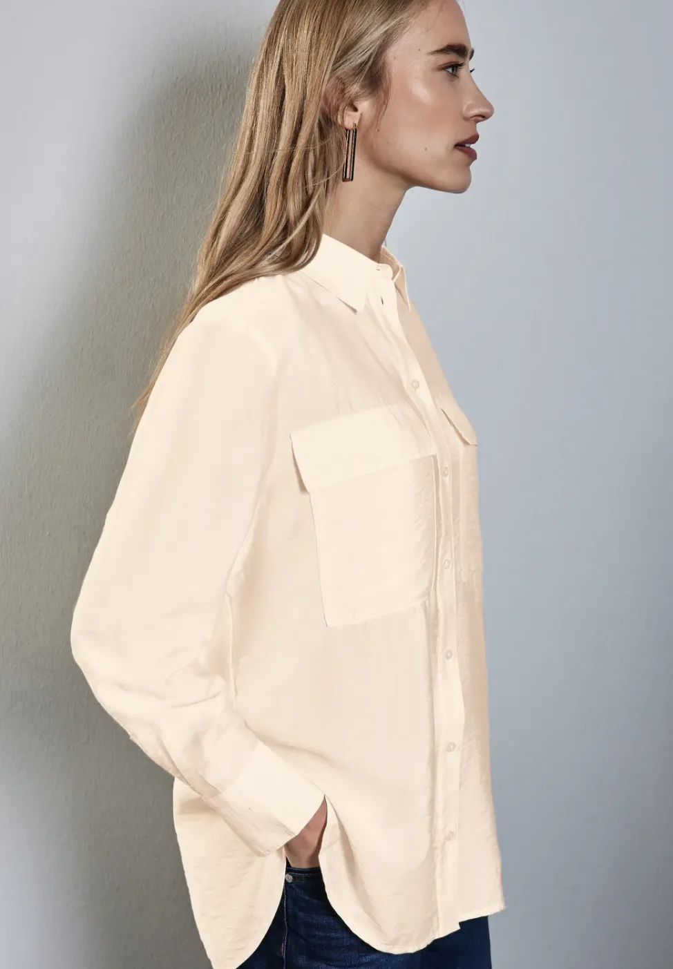 Relaxed Fit Bluse