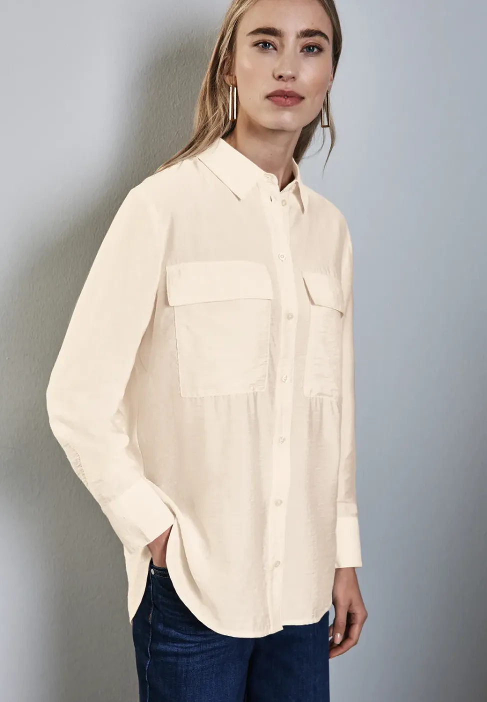 Relaxed Fit Bluse