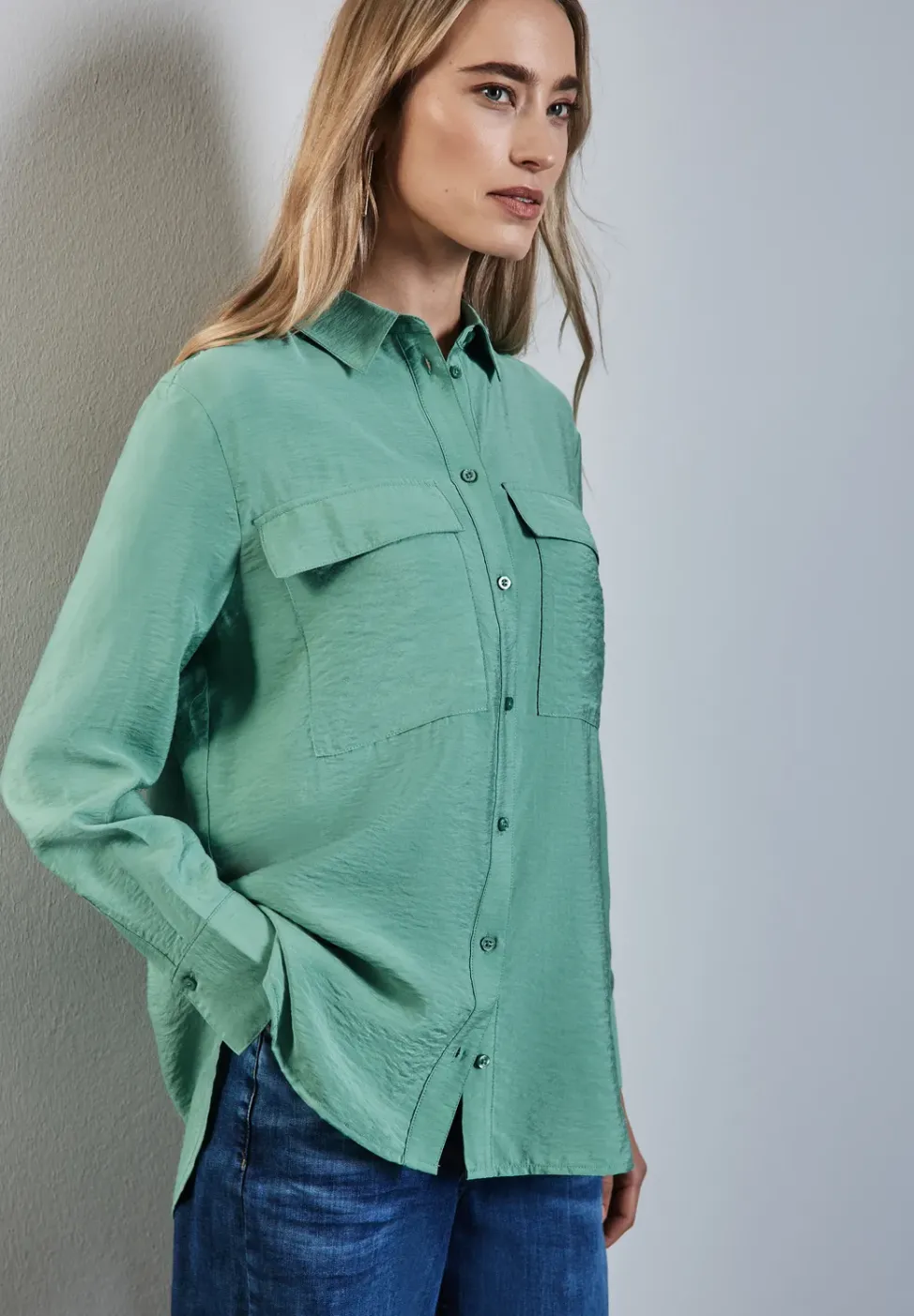 Relaxed Fit Bluse