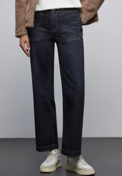 Rinsed Wide Leg Jeans