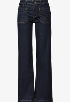 Rinsed Wide Leg Jeans