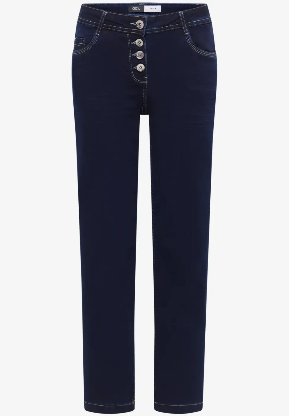 Rinsed Wide Leg Jeans