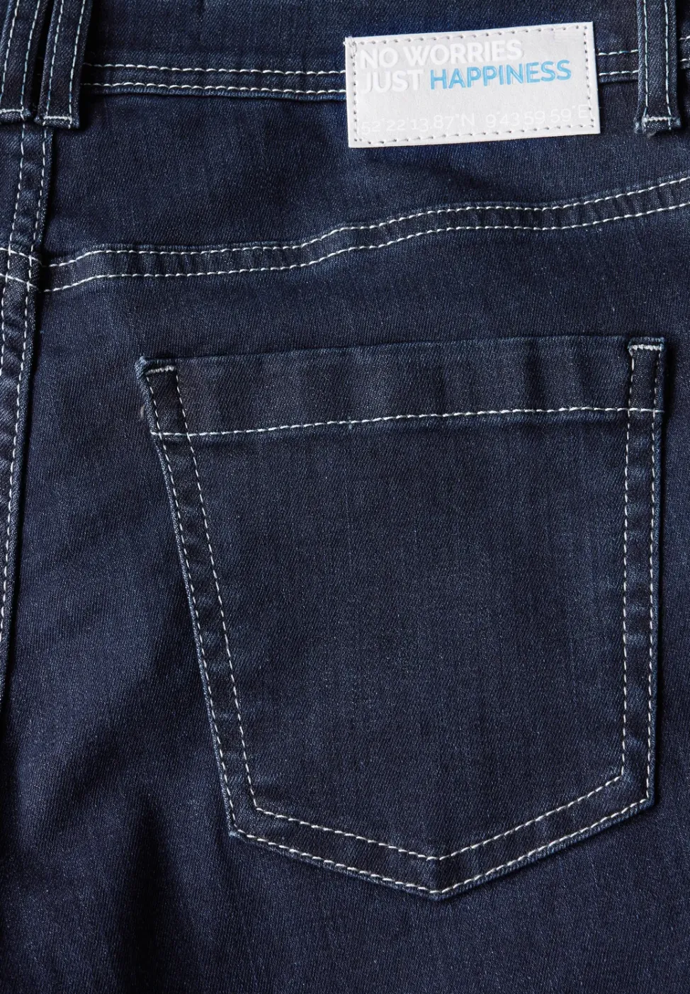 Rinsed Wide Leg Jeans