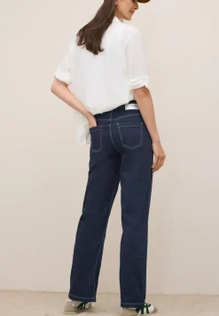 Rinsed Wide Leg Jeans