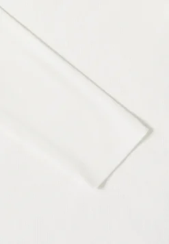 Rippsthirt in Unifarbe