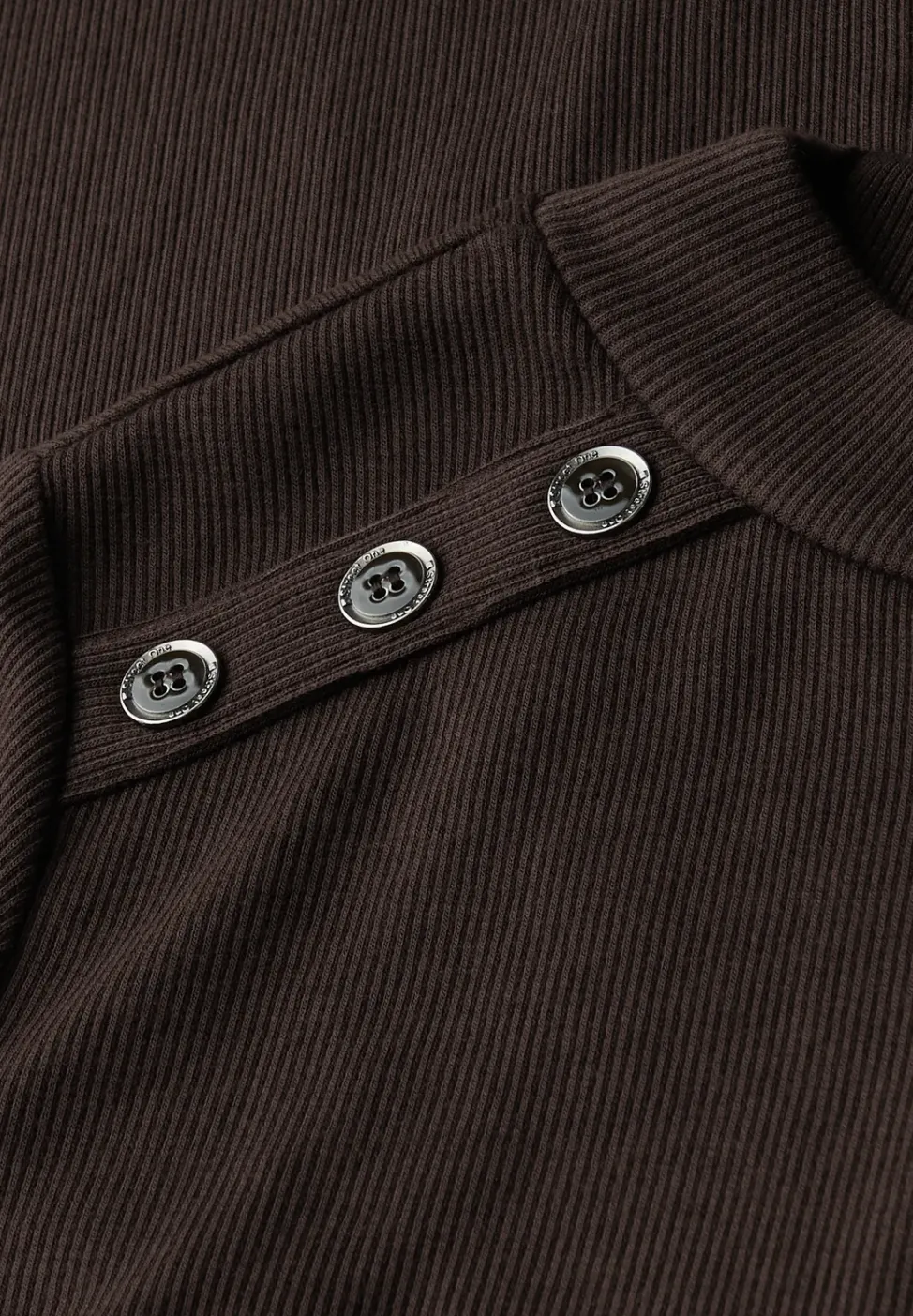 Rippstruktur Kleid